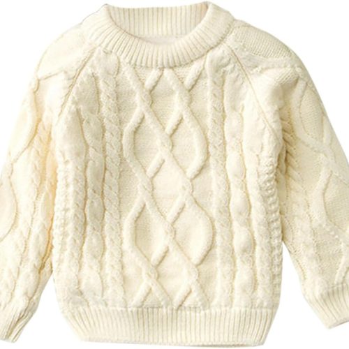 img-3767f7806bc8bb901910 Warm fleece-lined knit sweaters for kids.