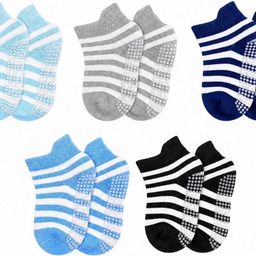 img-c806a32853718329ab3f 5 Pairs Baby Grip Socks Non Slip Cotton
