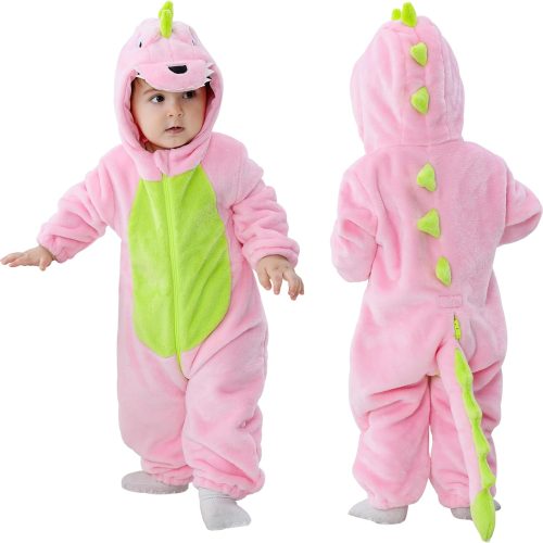 Unisex baby onesie cat jumpsuit hooded